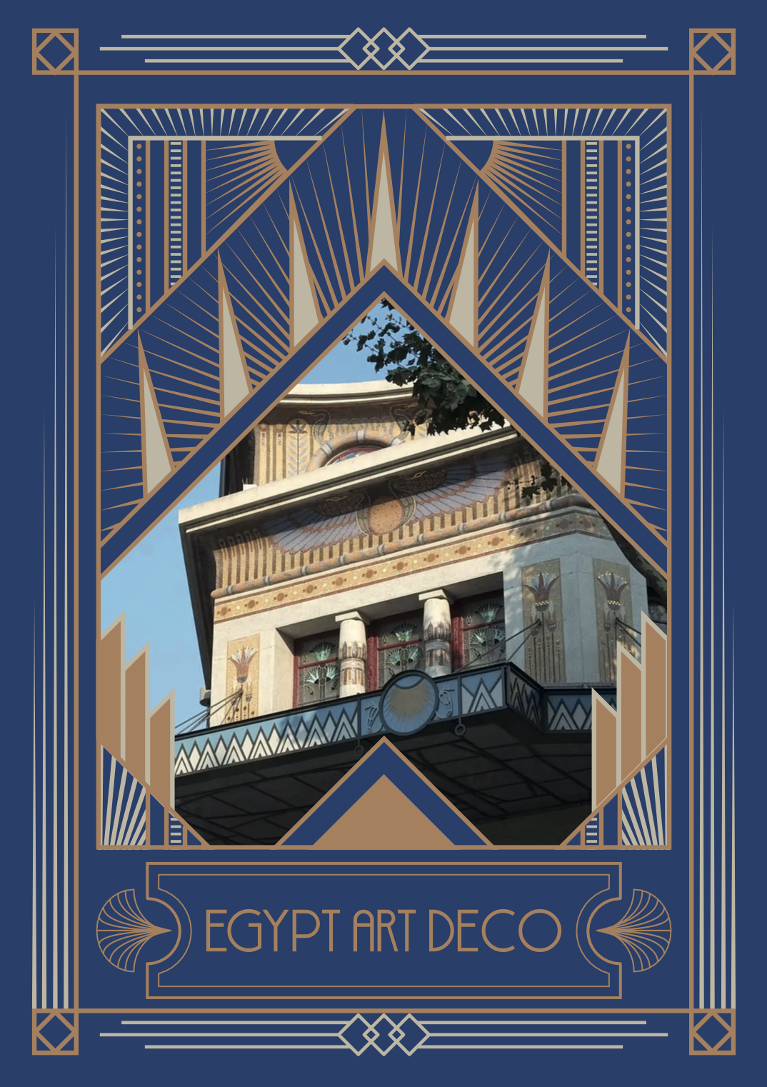 Egypt Art Deco / Illustration by Omar Houssien