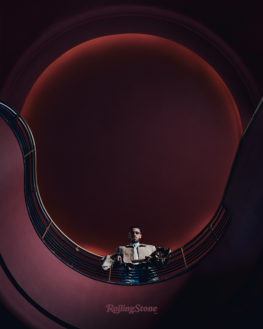 Photography by Loubet; Creative Direction by Aymane Ait Haddouch; Styling by Nathalie Sicart; Cover Design by Amani Yacoub; Stormy wears jacket by Nonkonform, shirt and shoes by Niccolò Pasqualetti (Karla Otto), tie by Moohong (Autrement PR), pants by G-Star (LEDE), belt by Lueder (Reference Studios), sunglasses by Casablanca (Radical PR), and jewelry by Aneida Jewelry and Dyskinesiaa.