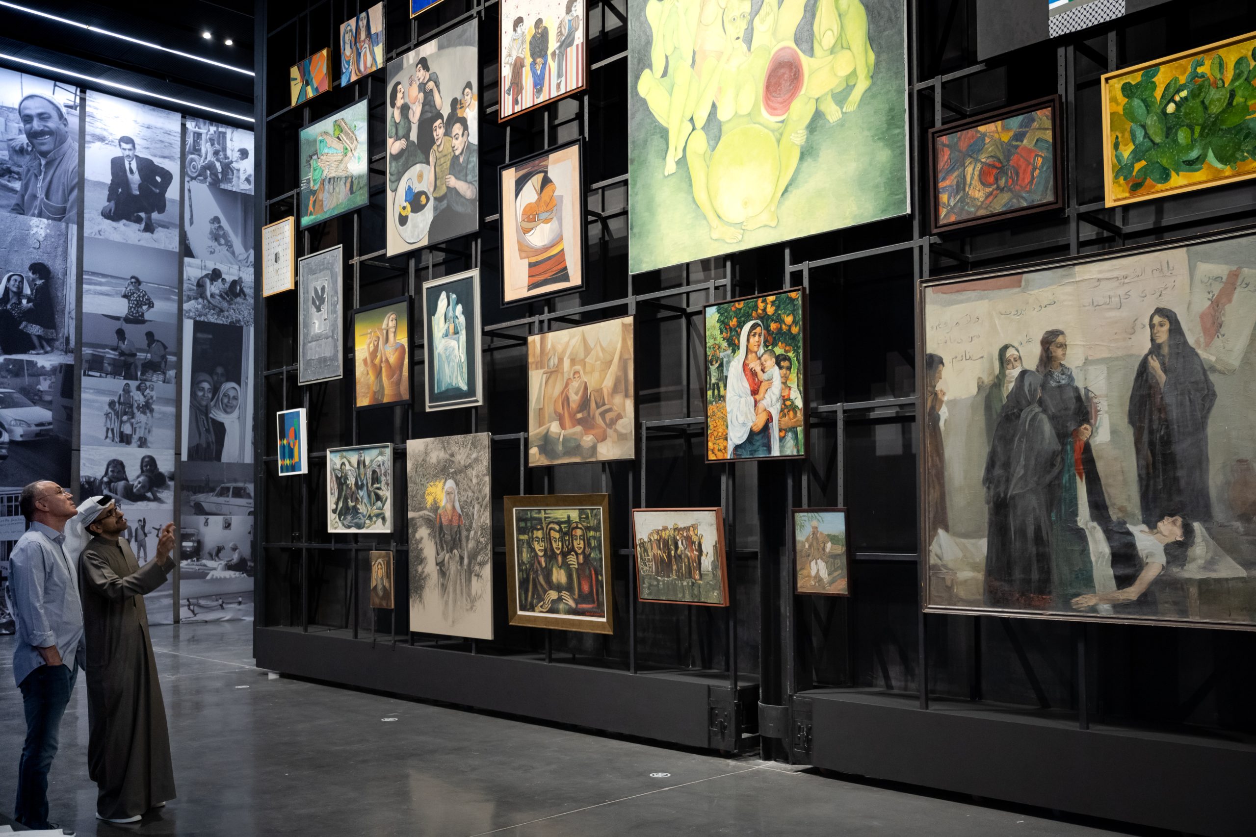 On This Land exhibition, Nov. 2023. Concrete, Alserkal Avenue, Dubai. Photograph byChristina Dimitrova. Image courtesy of Barjeel Art Foundation, Sharjah.